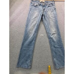 Hollister Low Rise Bootcut Jeans Womens 5R W27 L33 Light Wash Denim Blue 288